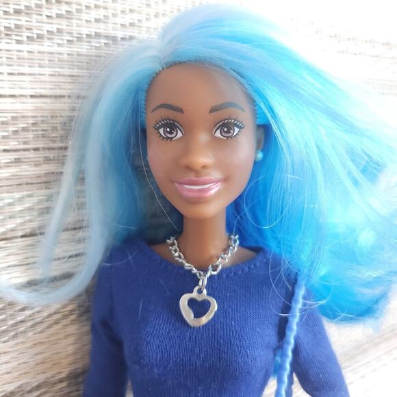 Ooak aa Barbie fashionista Model muse styled in blue - Picture 3 of 7